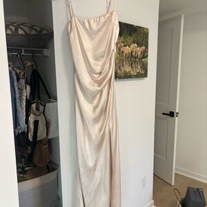 Billy J Champagne Bridesmaid Dress